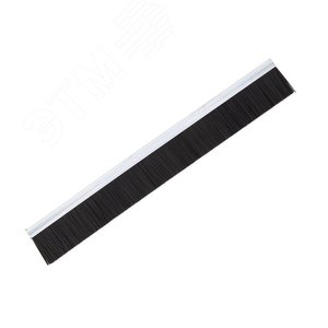Изображение товара Щетка полосовая линейная 2500 мм (база 8) ворс высотой 32 мм PPL черный 0,50 уплотнительная промышленная для откатных ворот дверей уплотнитель от сквозняка (шт)