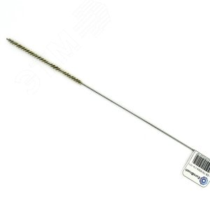 Изображение товара Щетка ерш Д4x100x300 с хв-м + кольцо, ворс гофр латунь 0,08 очистка отверстий из сплавов цветных металлов, латуни, меди, прочистки трубок, шлангов, котлов, теплообменников (14-101) (шт)