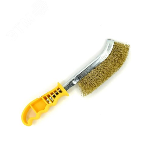Изображение товара Щетка универсальная ручная 230x130, ворс гофр латунь 0,30 (13-036) (шт)