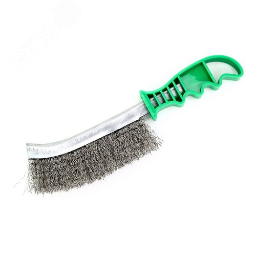 Изображение товара Щетка универсальная ручная 230х130, ворс гофр нержавеющая сталь 0,30 (13-041) (шт)