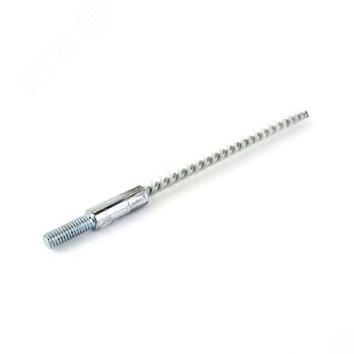 Изображение товара Щетка ерш Д8, ворс нейлон 0,25, посадка М6 резьба (14-263) кордщетка ершик, очистка технологических отверстий, котлов, чистка теплообменников прочистка дымоходов, труб (шт)