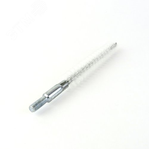 Изображение товара Щетка ерш Д15, ворс нейлон 0,25, посадка М6 резьба (14-270) кордщетка ершик, очистка технологических отверстий, котлов, чистка теплообменников прочистка дымоходов, труб (шт)