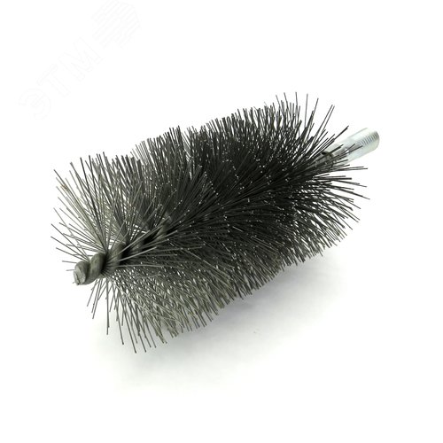 Изображение товара Щетка ерш Д65, ворс сталь 0,40, посадка М12 резьба (14-565) кордщетка ершик, очистка технологических отверстий, котлов, чистка теплообменников прочистка дымоходов, труб (шт)