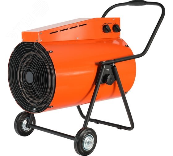 Изображение товара Тепловентилятор электрический на 24 кВт, 380В PT-R-24, с терморегулятором, нержавеющим ТЭНом, вилка встраиваемая на блоке управления (шт)