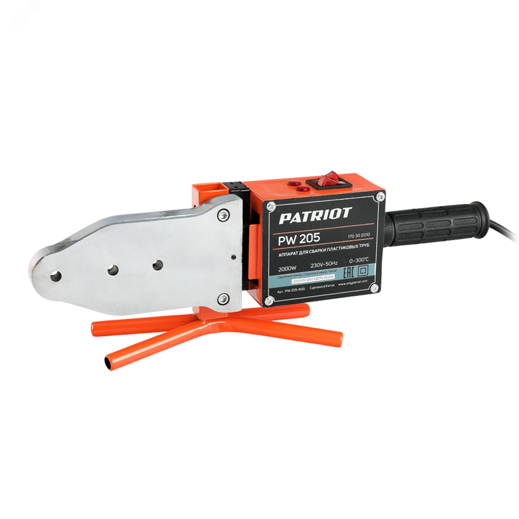Изображение товара Аппарат для сварки пластиковых труб PATRIOT PW 205