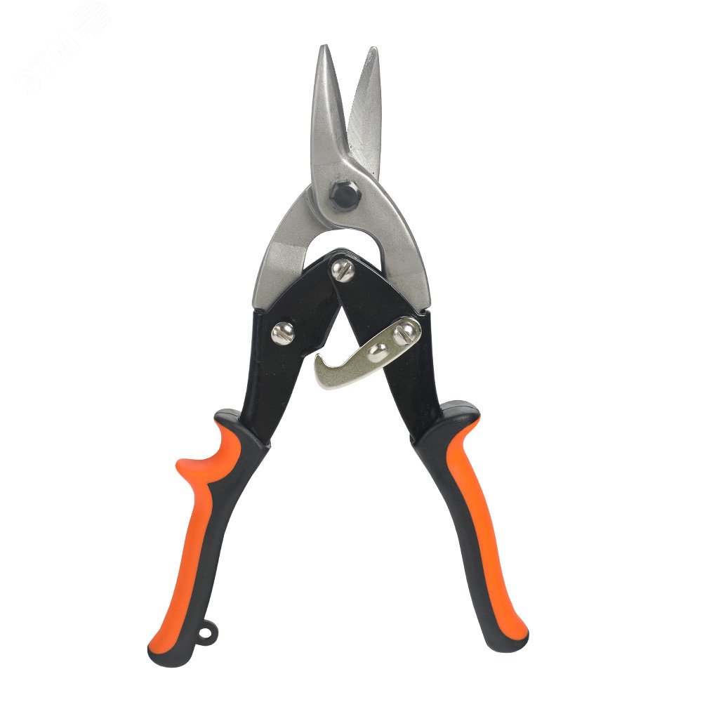 Изображение товара Ножницы по металлу ASP-250S, прямой рез, CRV, двухкомпонентные рукоятки, 250мм (шт)