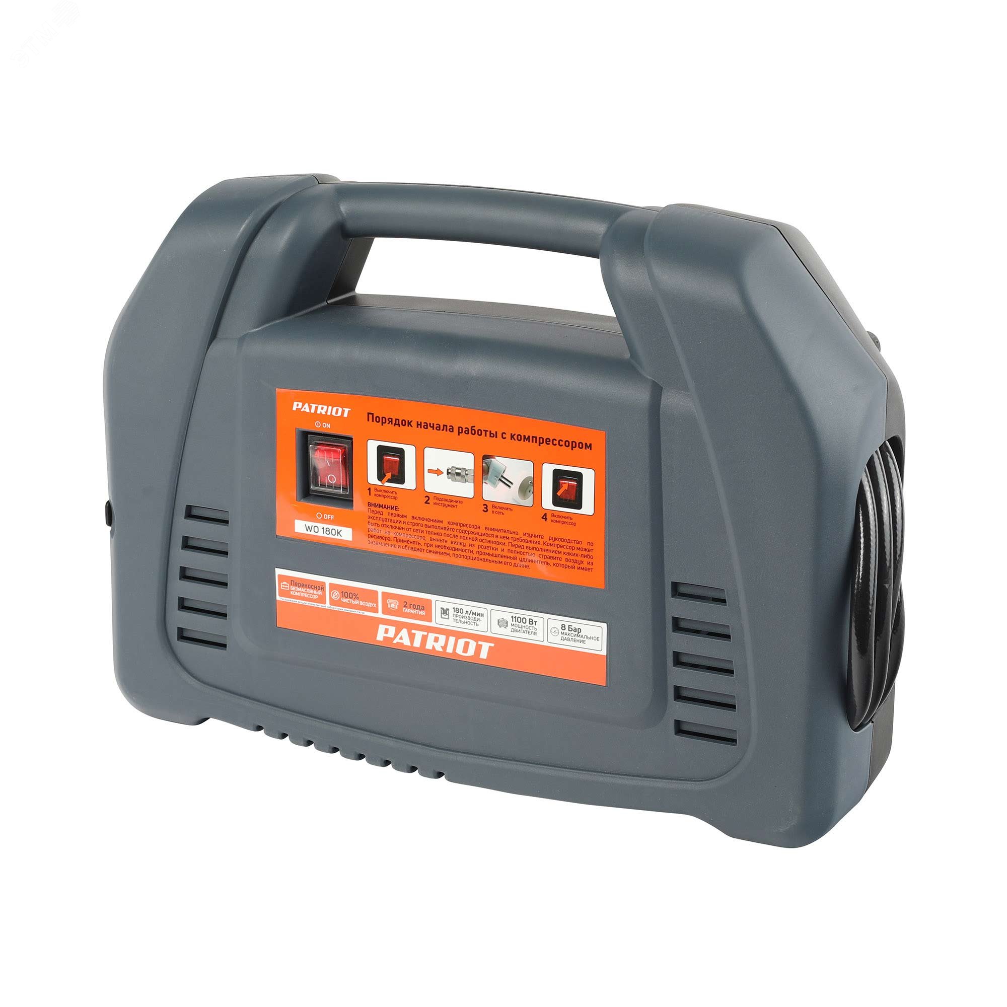 Изображение товара Компрессор поршневой безмасляный WO 180K (шт)