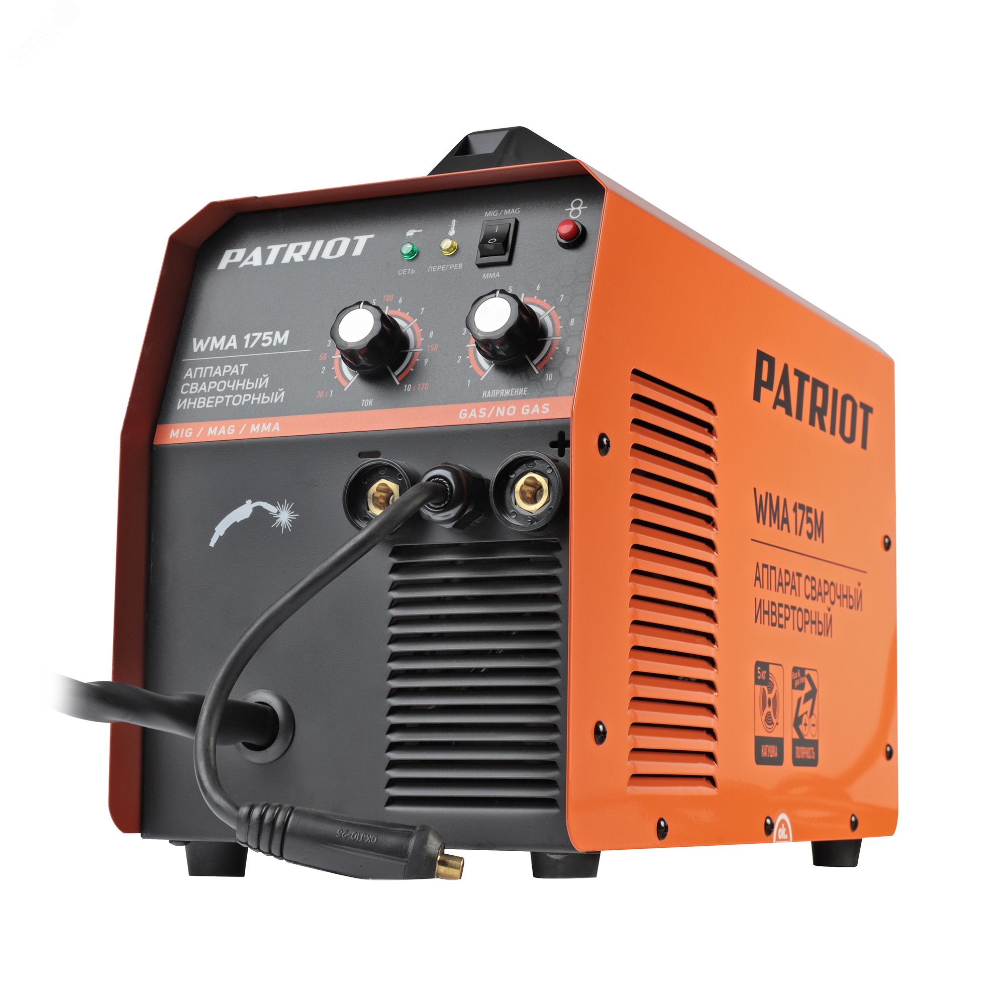 Изображение товара Полуавтомат сварочный инверторный WMA 175 M (шт)