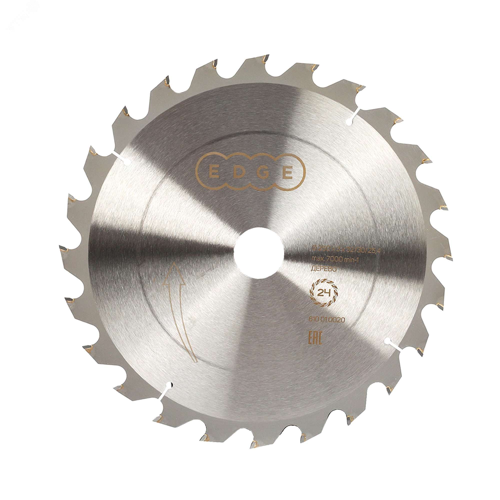 Изображение товара EDGE by Patriot 810010020 диск пильный по дереву 250х24х32/30/25,5
