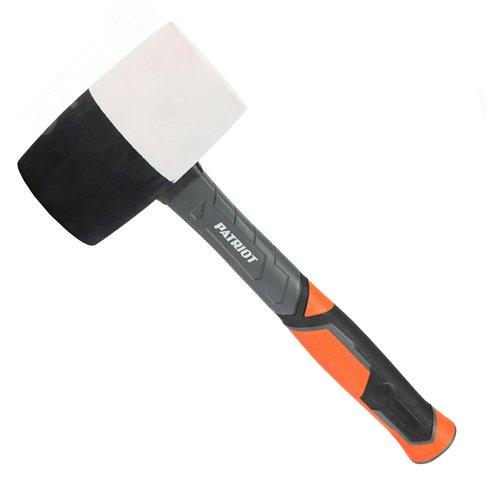 Изображение товара Киянка RMF-680BW черно-белая, с фиберглассовой рукояткой, 680г (шт)