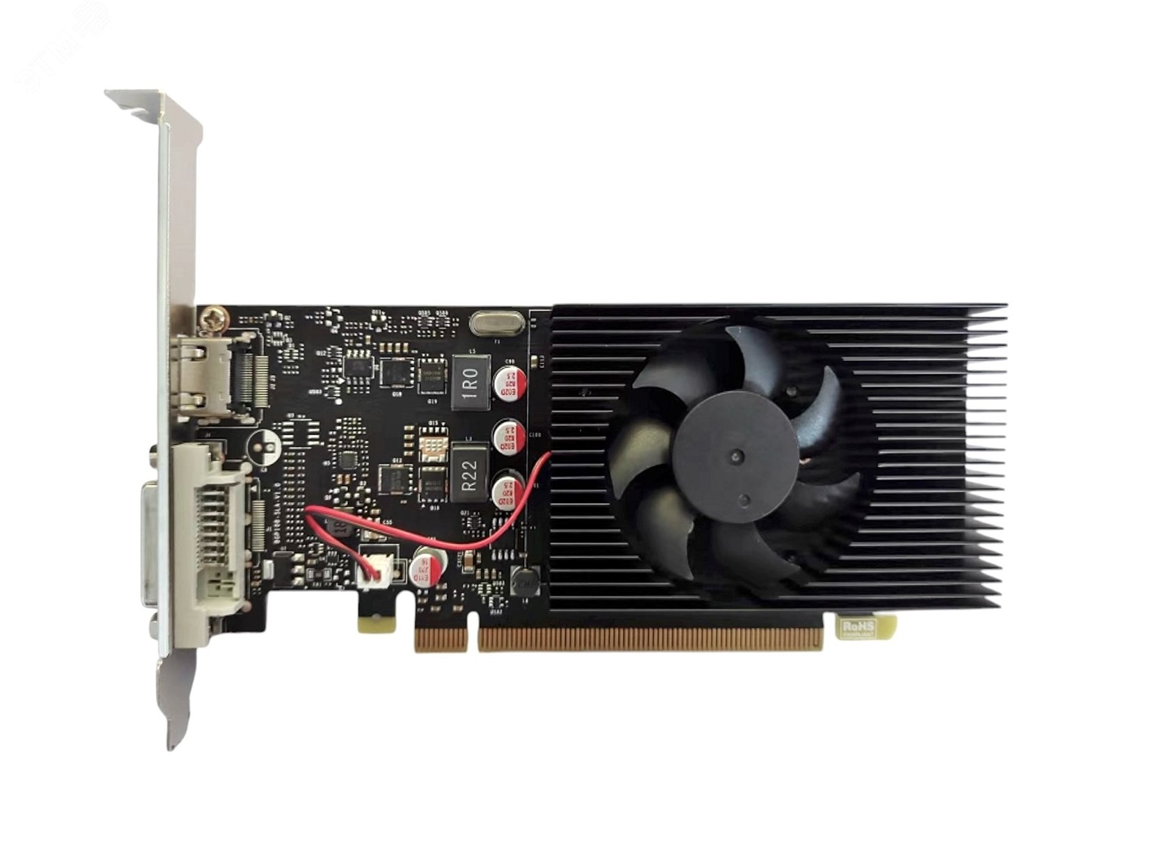 Изображение товара Видеокарта GT1030 2ГБ, NVIDIA GeForce GT1030, GDDR5, PCI-Express 3.0 (шт)