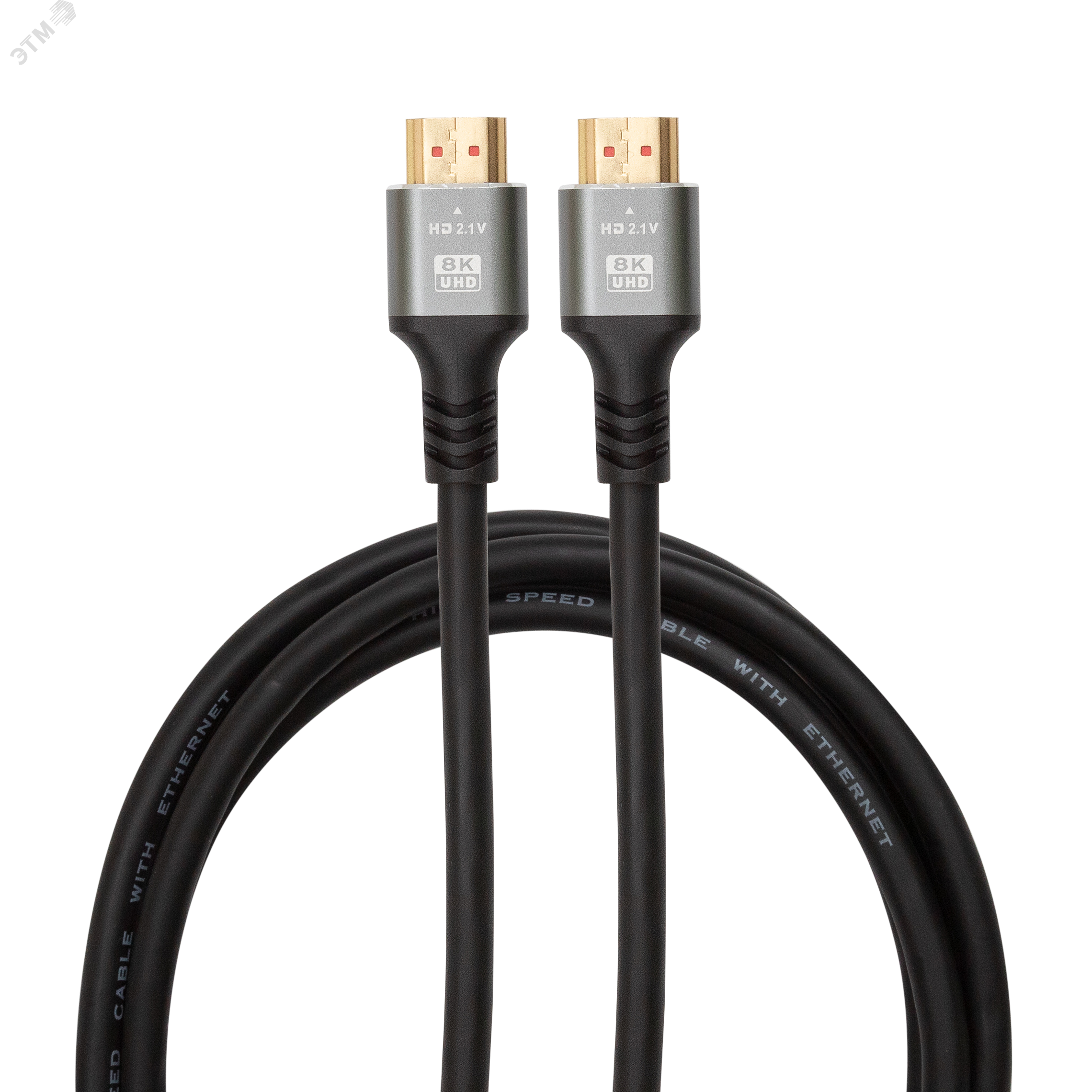 Изображение товара Кабель HDMI v2.1 Bion 2м 8K UHD черный