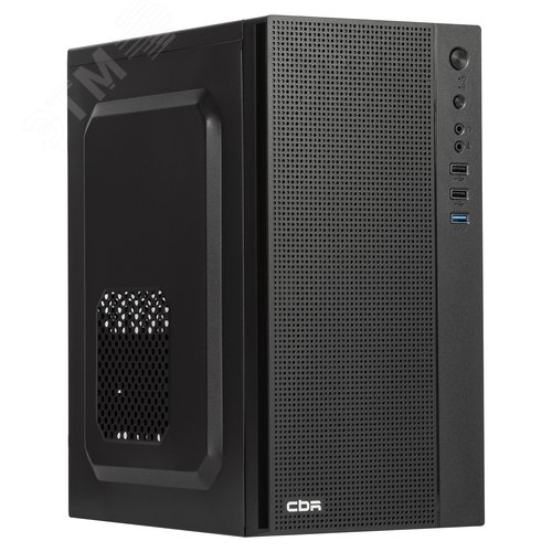 Изображение товара Корпус для ПК, Minitower, mATX, с БП 500W, 1xUSB 3.0 + 2xUSB 2.0, HD Audio+Mic, чёрный (шт)