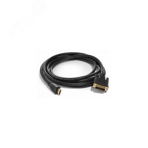 Изображение товара Кабель HDMI 19M на DVI-D 19M, 1.8м, черный (шт)