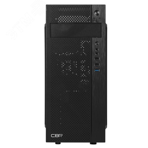 Изображение товара Корпус для ПК, Miditower, ATX, без БП, 1xUSB 3.0 + 2xUSB 2.0, HD Audio+Mic, чёрный (шт)