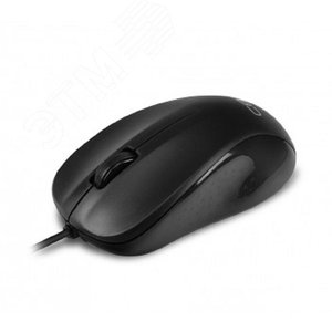Изображение товара Мышь проводная CBR CM 131 Black, оптическая, USB провод 2м, 1200 dpi, 3 кнопки, черный (шт)