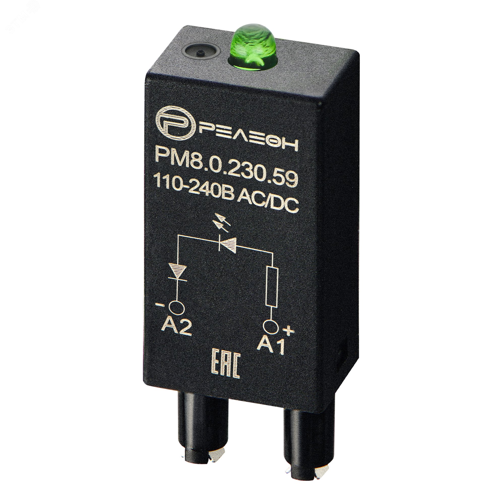 Изображение товара Модуль индикации LED 110-240В AC/DC для защиты и сигнализации