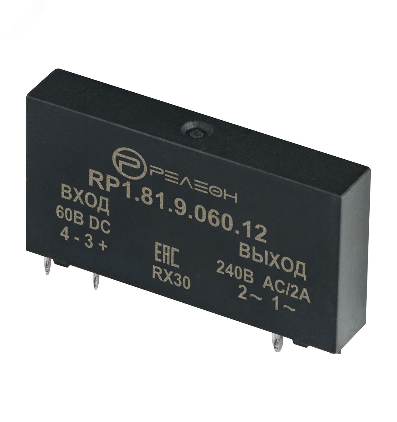 Изображение товара Ультратонкое твердотельное реле 60В DC 2А 48-280В AC