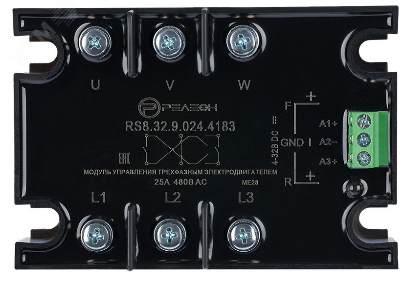 Изображение товара Модуль управления трехфазным электродвигателем 24В DC 25А IP20