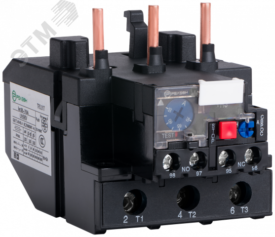 Изображение товара Тепловое реле перегрузки 55-70А с винтовым зажимом дифференциальное