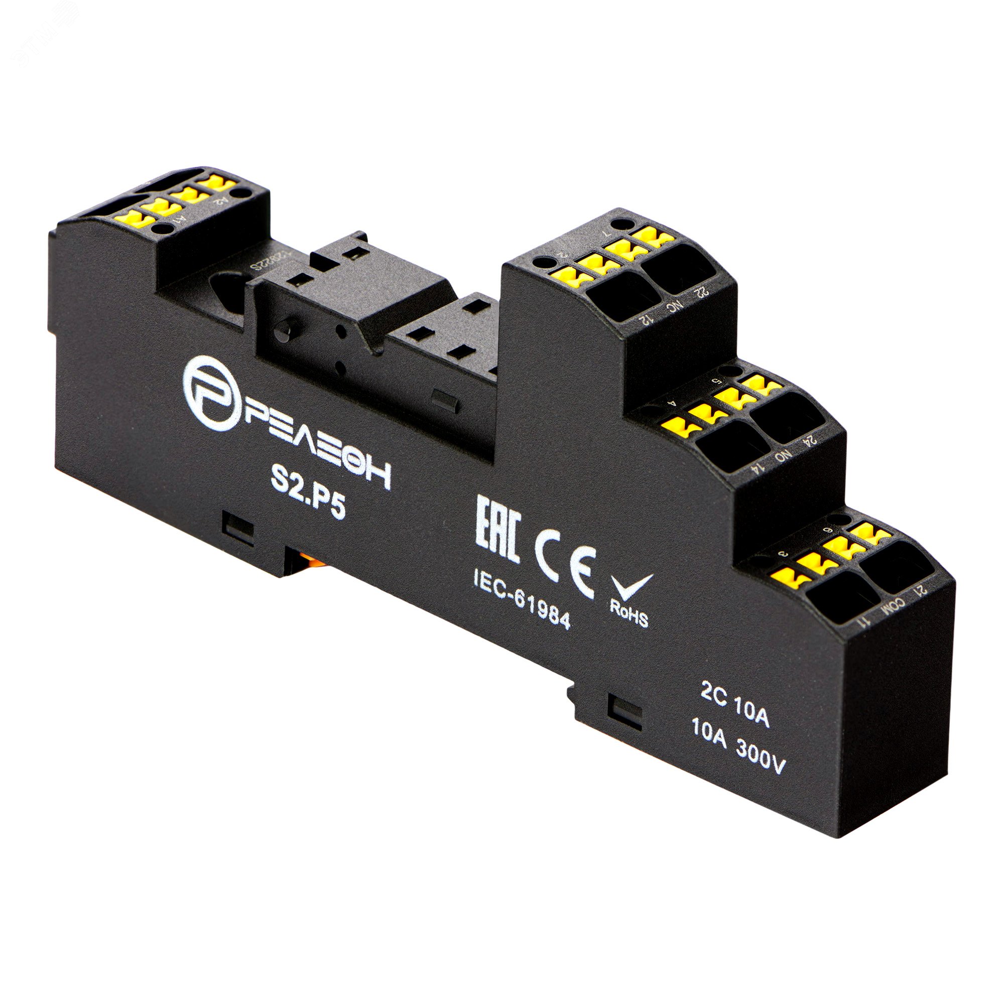 Изображение товара Розетка с push in клеммами Релеон RP2.51, RP2.52