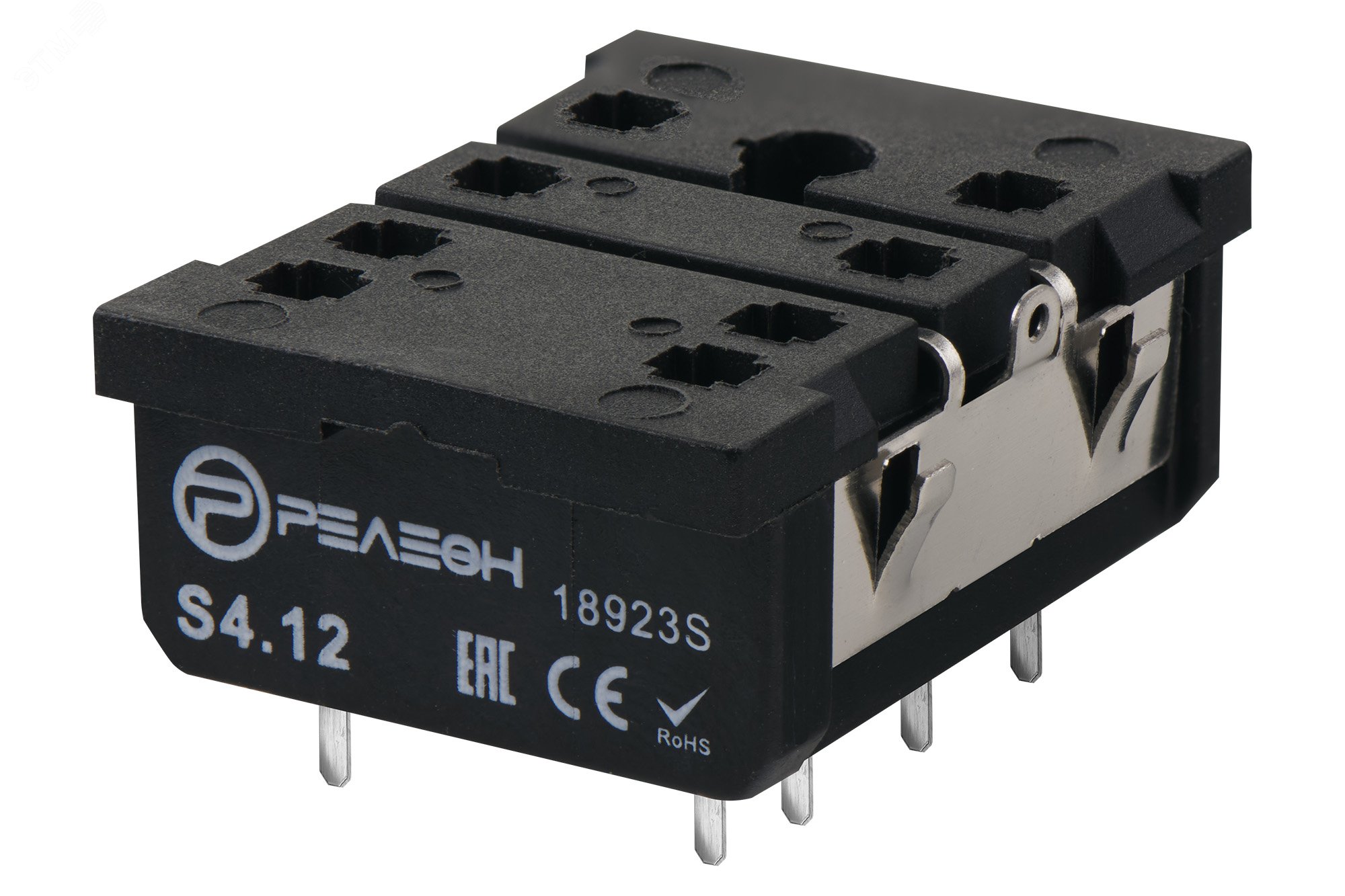 Изображение товара Розетка для печатного монтажа реле RP4.32, 12А (шт)