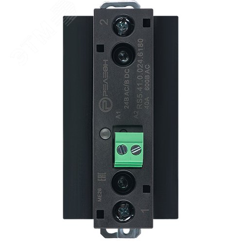 Изображение товара Твердотельное реле (вход 24В AC/DC) выход 1НО 40А 48-660В AC произвольное переключение (шт)