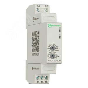 Изображение товара Реле времени задержка включения, 1 переключающий контакт 8А 24-240 AC/DC (шт)