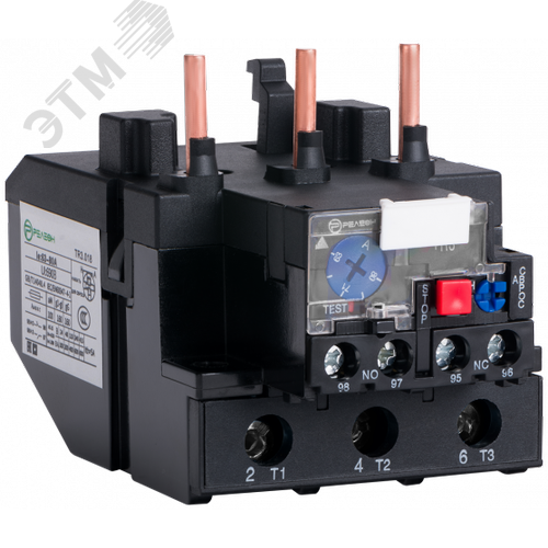 Изображение товара Тепловое реле перегрузки 63-80А, НО+НЗ 5А, винтовой зажим (шт)