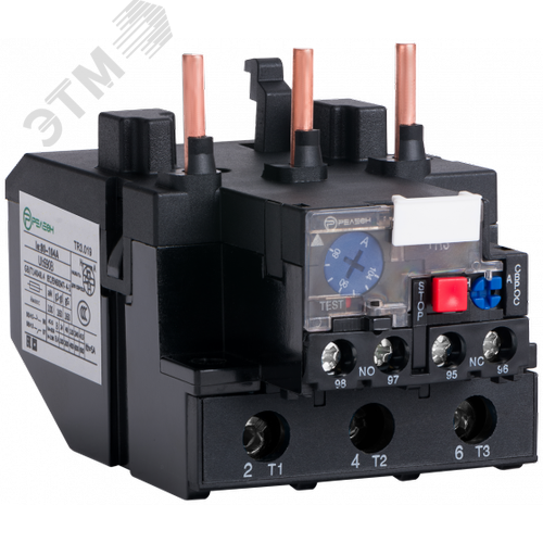 Изображение товара Тепловое реле перегрузки 80-104А, НО+НЗ 5А, винтовой зажим (шт)