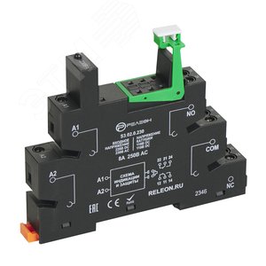 Изображение товара Розетка для реле RP3 с винтовыми зажимами, 8А 230В AC/DC (шт)