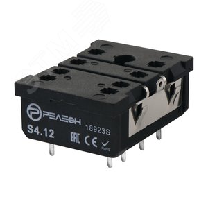 Изображение товара Розетка для печатного монтажа реле RP4.32, 12А (шт)