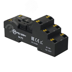 Изображение товара Розетка с push in клеммами для реле RP4.32 и модуля PM8, 12А (шт)