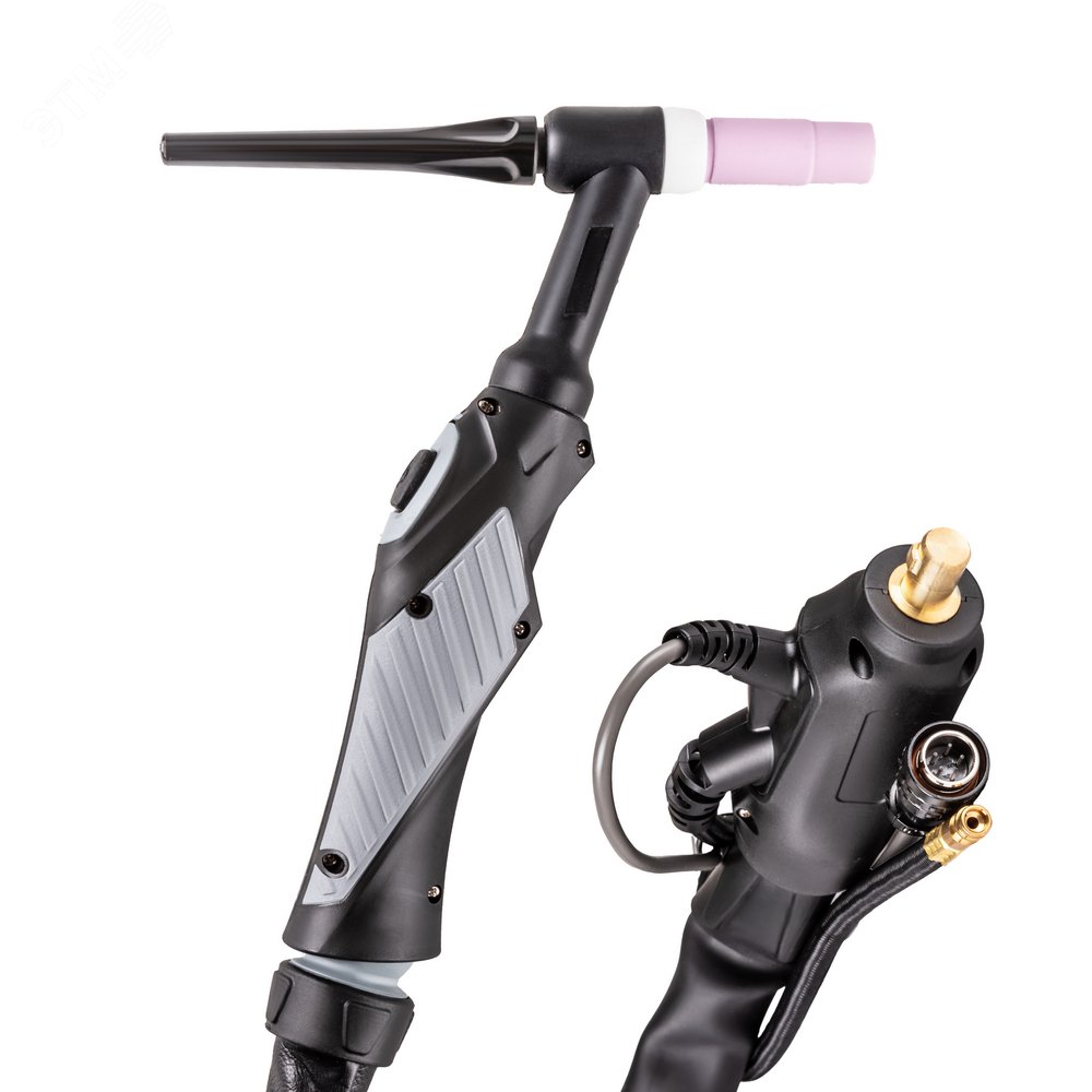 Изображение товара Горелка SAGGIO TIG-26 FLEX 200А для аргонодуговой сварки, эргономичный дизайн