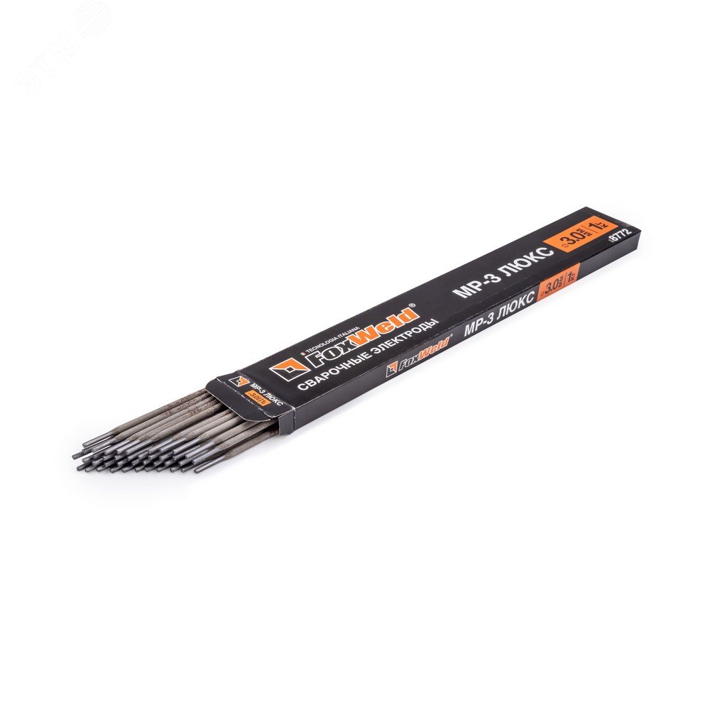 Изображение товара Электроды для сварки МР-3 ЛЮКС 3 мм, 1 кг, ручная дуговая сварка