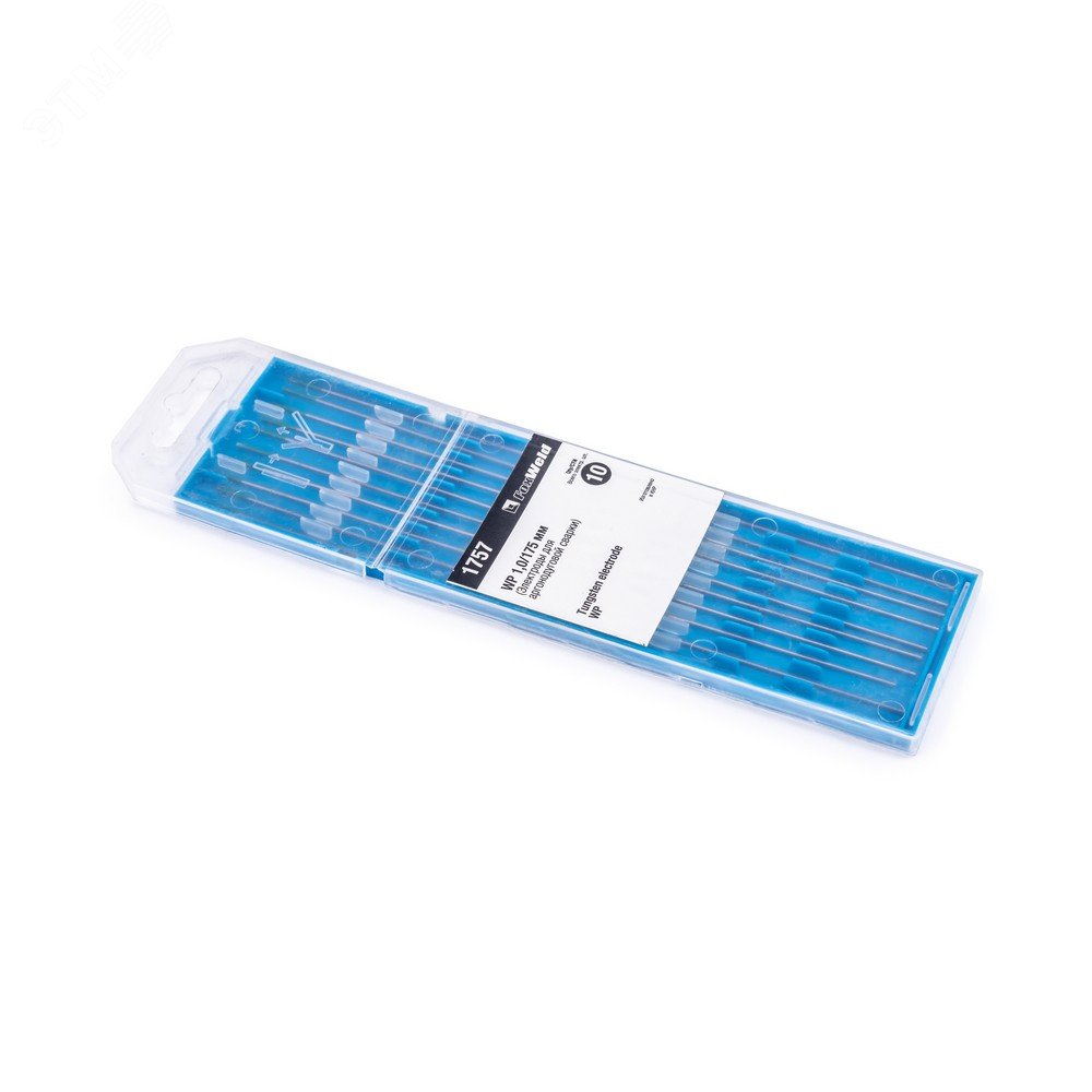 Изображение товара Электрод вольфрамовый зелёный WP 1,0 мм / 175 мм (упак)