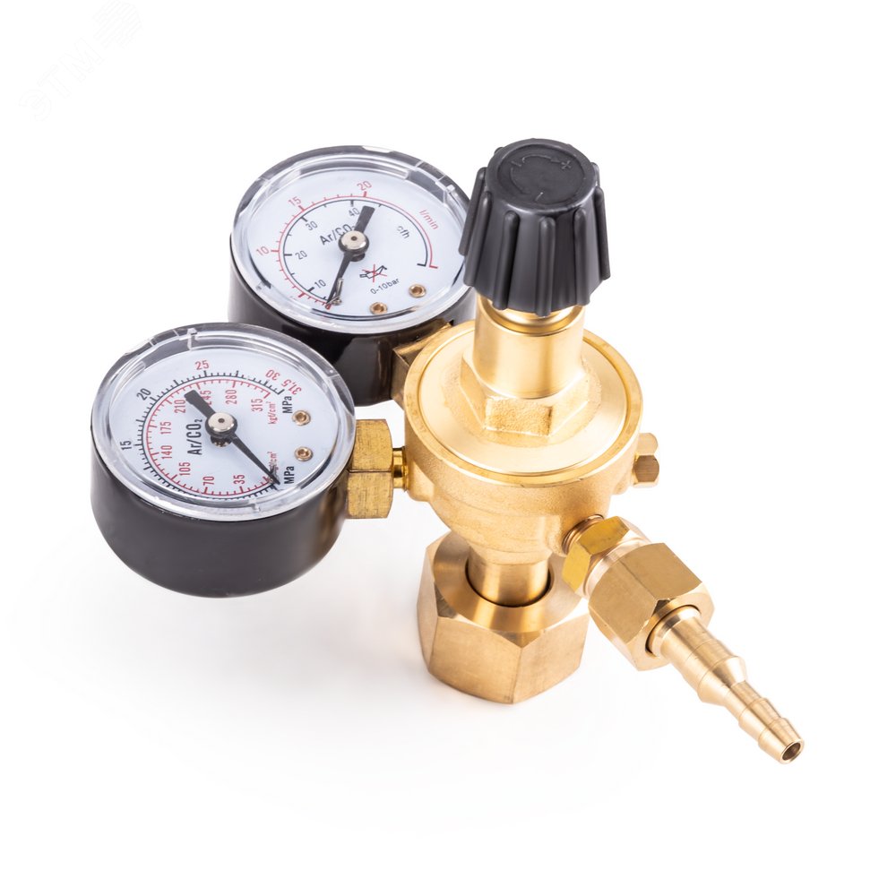 Изображение товара Регулятор WR550 mini аргоновый и углекислотный с манометром и расходомером