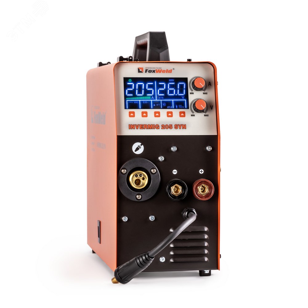 Изображение товара Сварочный полуавтомат INVERMIG 205 SYN Foxweld 220V для MIG MAG MMA TIG