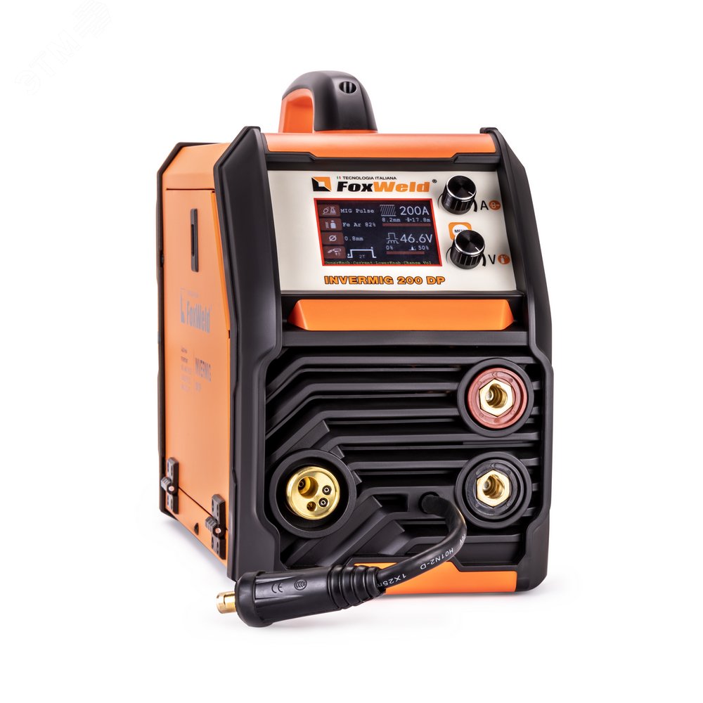 Изображение товара Профессиональный сварочный полуавтомат INVERMIG 200 DP FOXWELD 200 А MIG_MAG TIG MMA