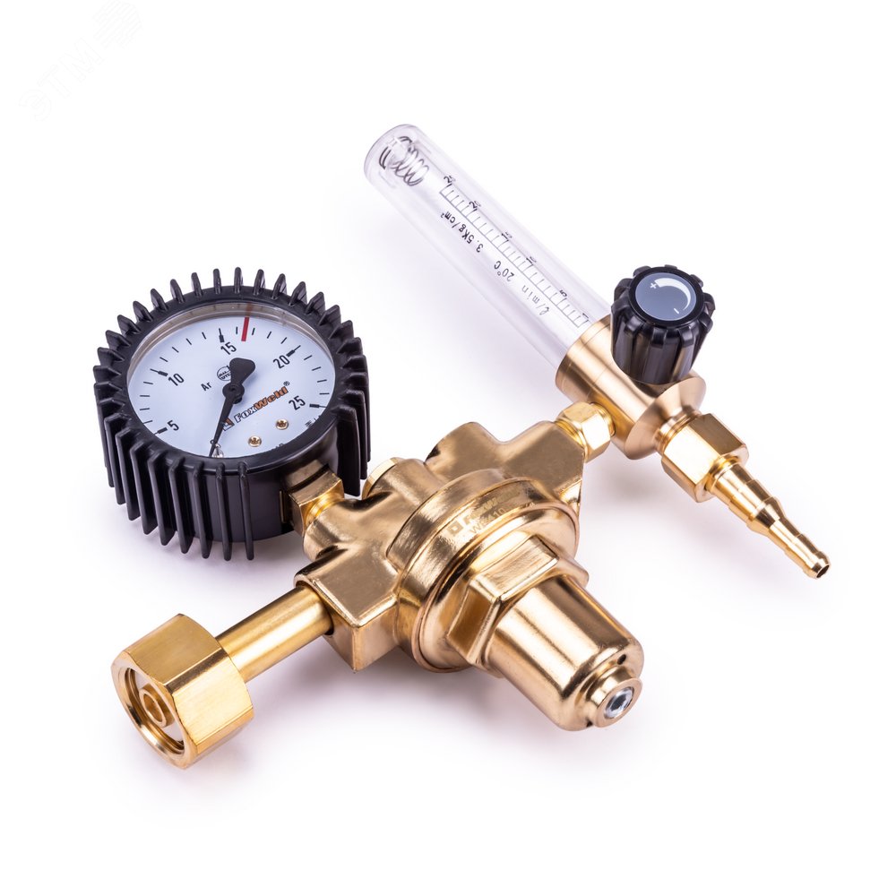 Изображение товара Регулятор WR410-F для углекислого газа и аргона с манометром и ротаметром