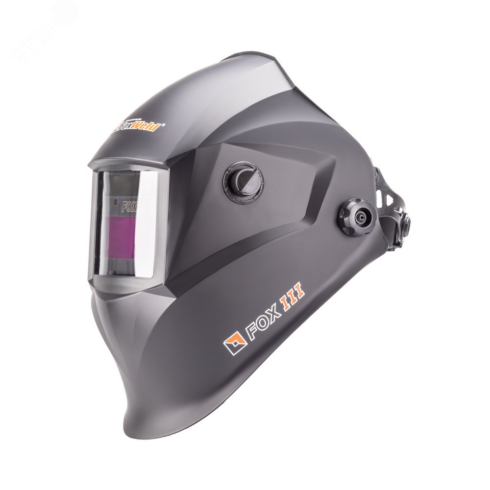 Изображение товара Сварочная маска FOX 3 черная с автоматическим светофильтром, режим резки и шлифовки