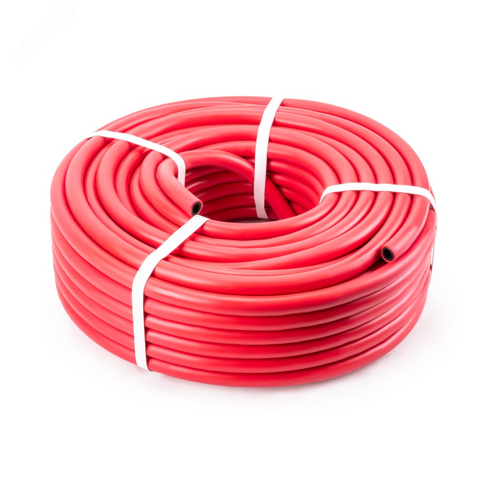 Изображение товара Рукав D9.0 мм красный (бухта 40 метров) (м)