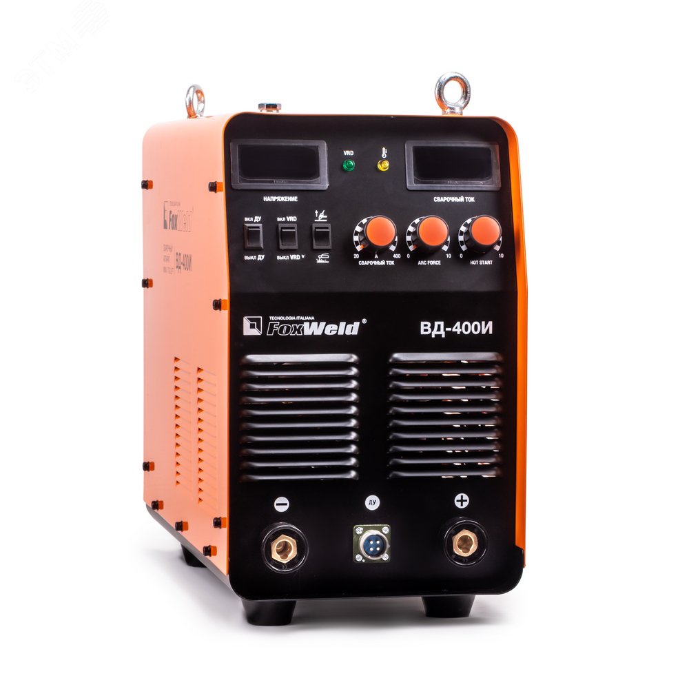 Изображение товара Сварочный аппарат MMA ВД-400И инверторное решение для ручной и аргонодуговой сварки
