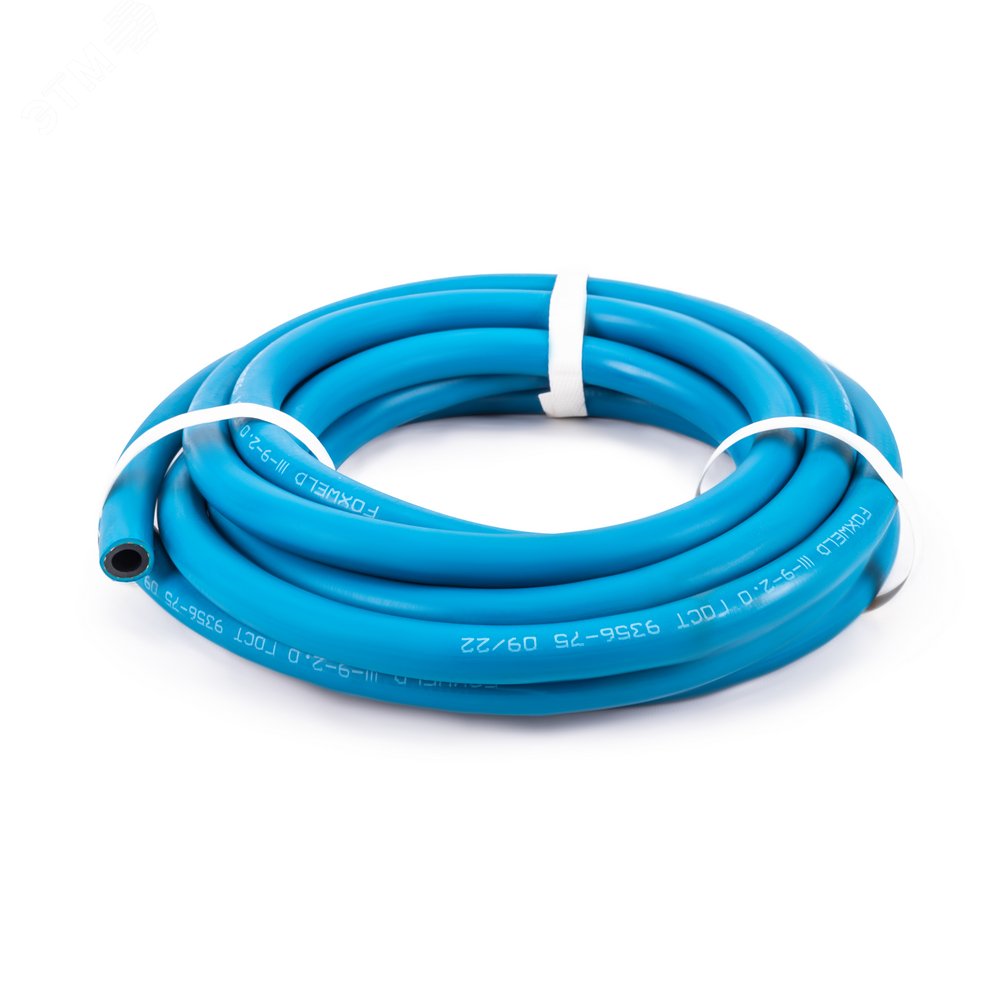 Изображение товара Рукав резиновый для кислорода (III класс. синий) D9 мм. бухта 5м (шт)