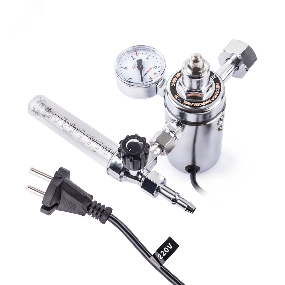 Изображение товара Газовый регулятор расхода У-30/АР-40-1P-230В с подогревателем и манометром