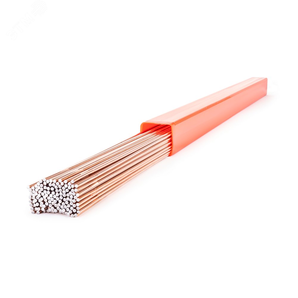 Изображение товара Стальной омеднённый пруток ER70S-6 для сварки, 3,2х1000мм, 5кг