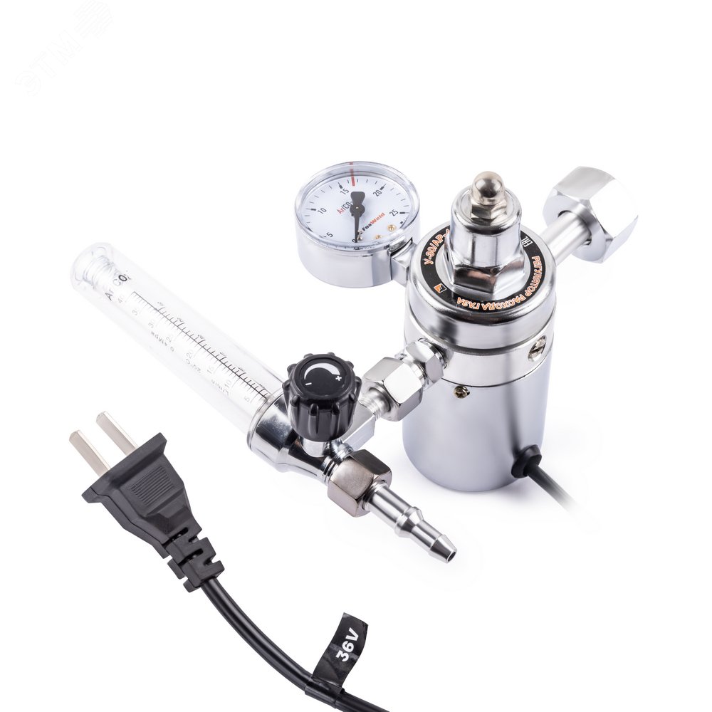 Изображение товара Газовый регулятор расхода с подогревателем У-30/АР-40-1Р-36В универсальный