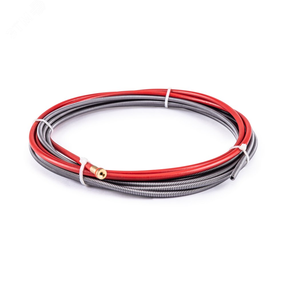 Изображение товара Канал направляющий для сварочной проволоки 5м сталь красный