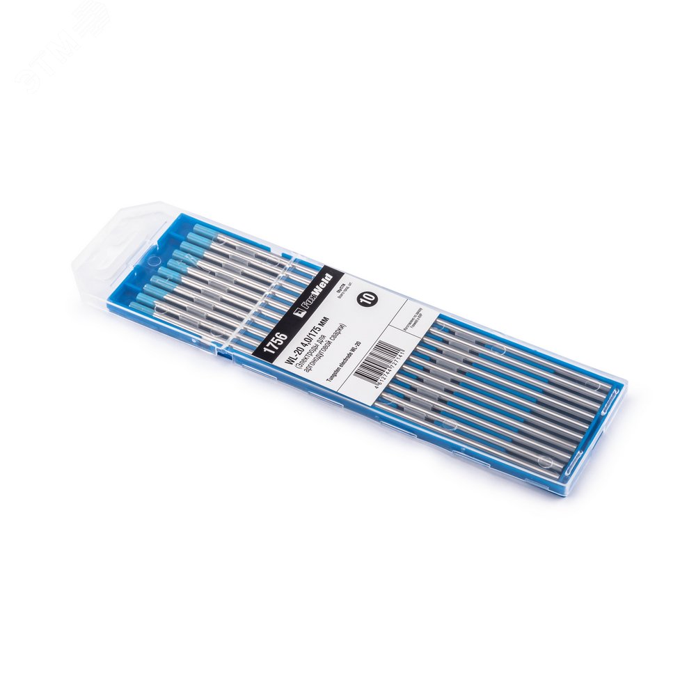 Изображение товара Электрод вольфрамовый голубой WL-20 4,0 мм / 175 мм (упак)