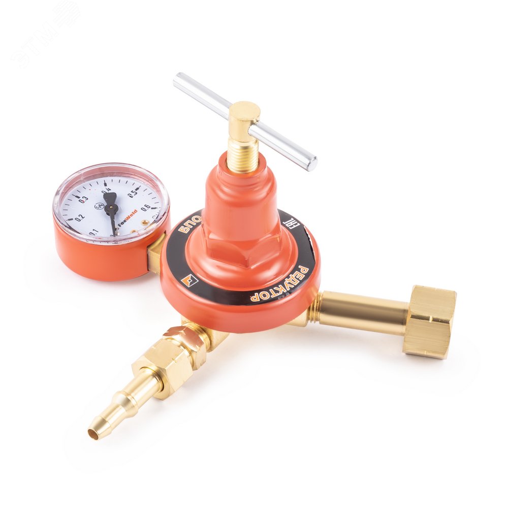 Изображение товара Редуктор БПО-5-5 для пропана с манометром из латуни